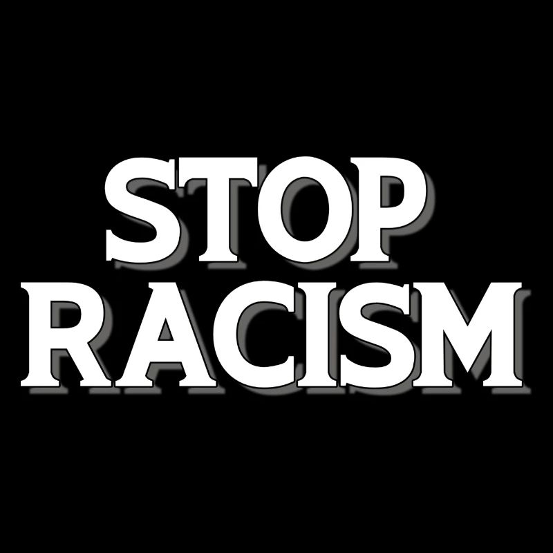 Stop Racism white