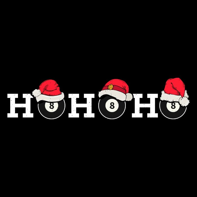 Ho Ho Ho Billard mit Weihnachten