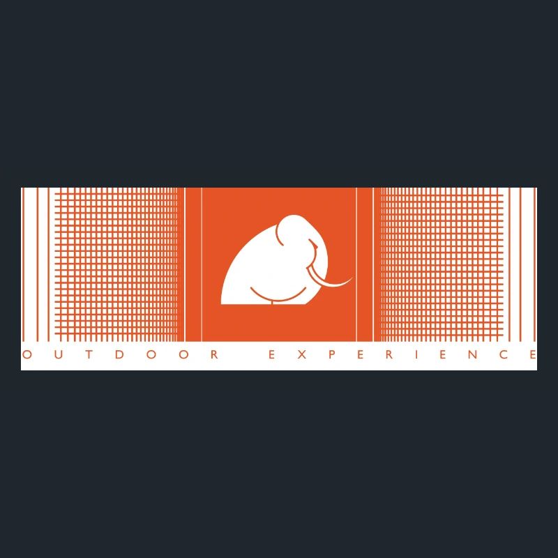 Mamood gradient check pattern orange