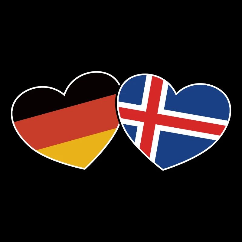 German Icelandic Friendship - Gift