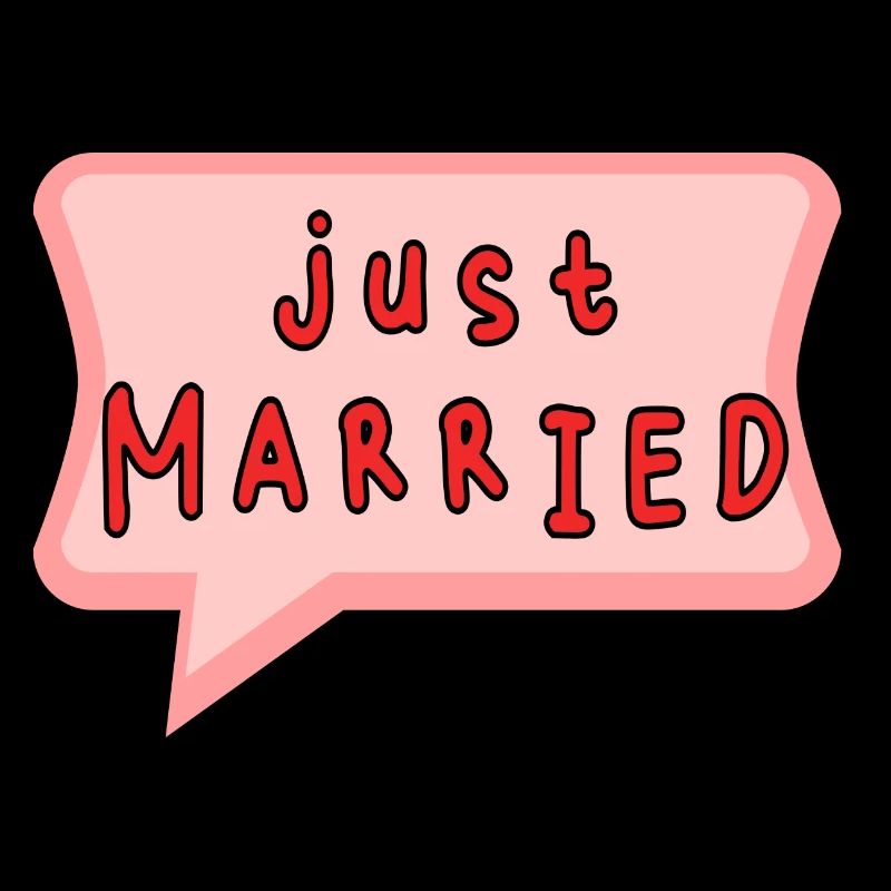 JUST MARRIED. EVJF. SAINT VALENTIN. COUPLE