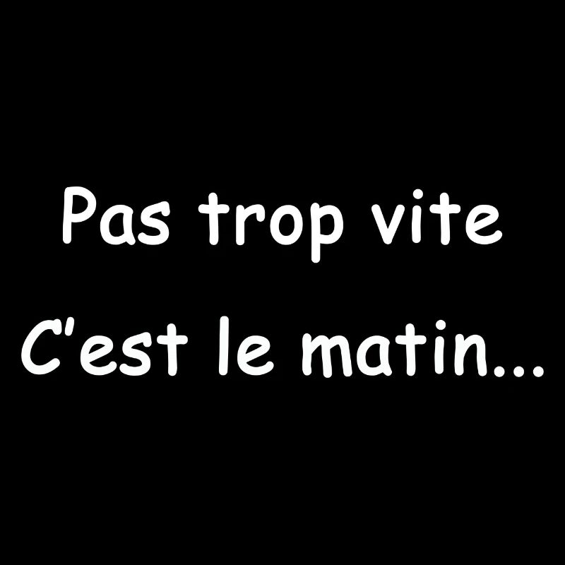 pas trop vite blanc