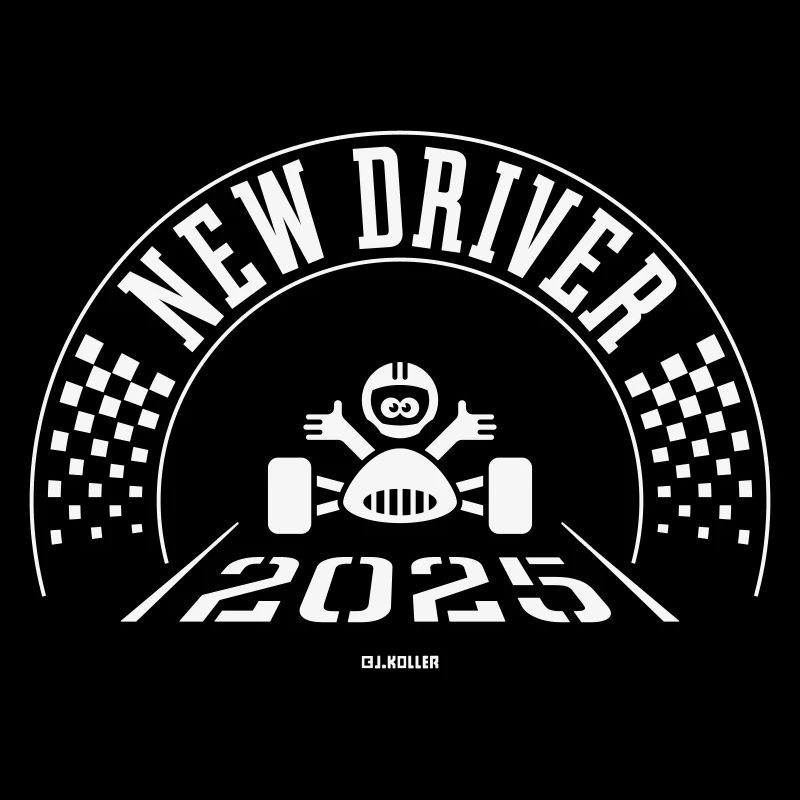New Driver 2025 (Driving Licence / White)