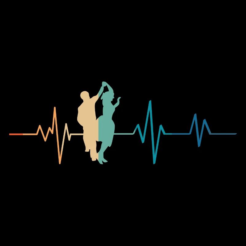 Battement de coeur rétro danse