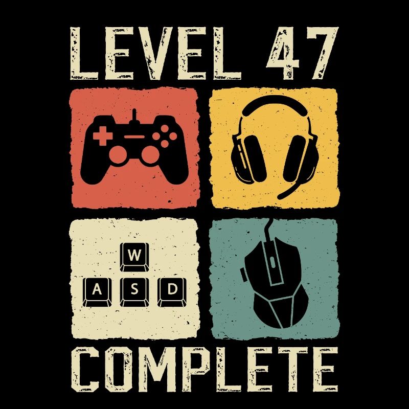Level 47 – Komplettes Geschenk zum 47. Geburtstag eines Spielers