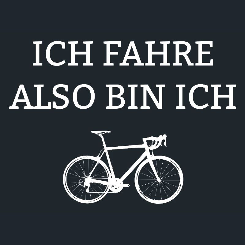 Bicycle with humorous saying