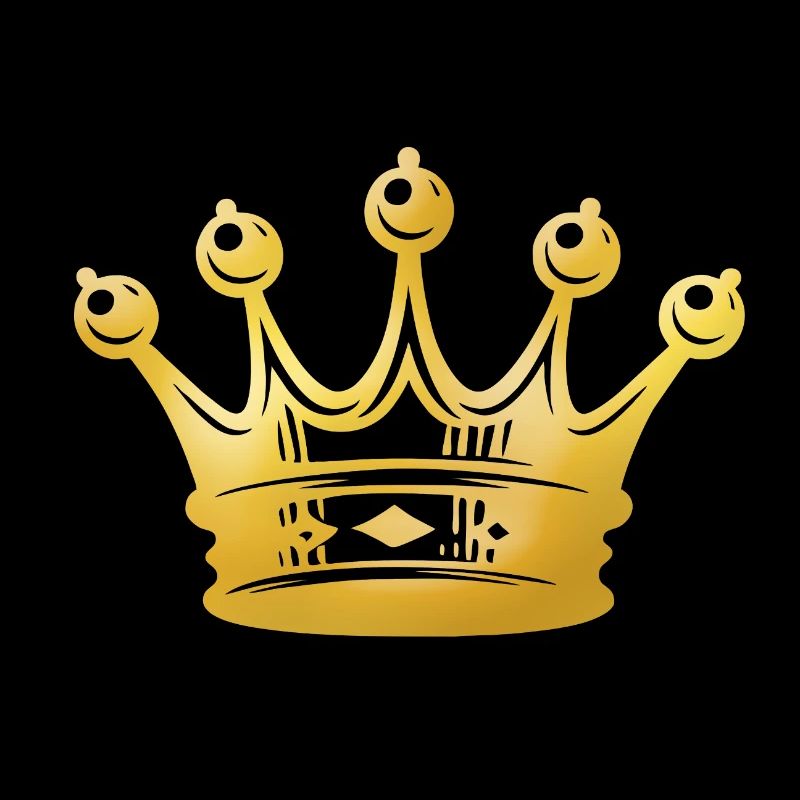 Goldene Krone Silhouette