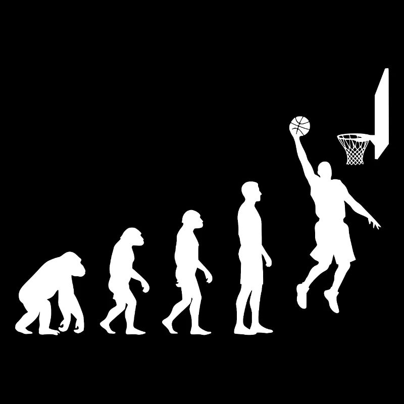 Basketball Dunk Evolution Motif