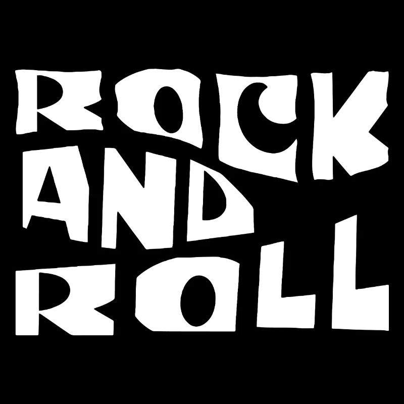 Typographie rétro rock and roll