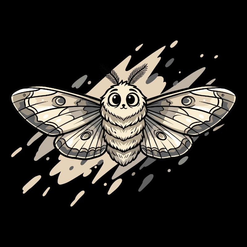 Illustration du papillon de nuit
