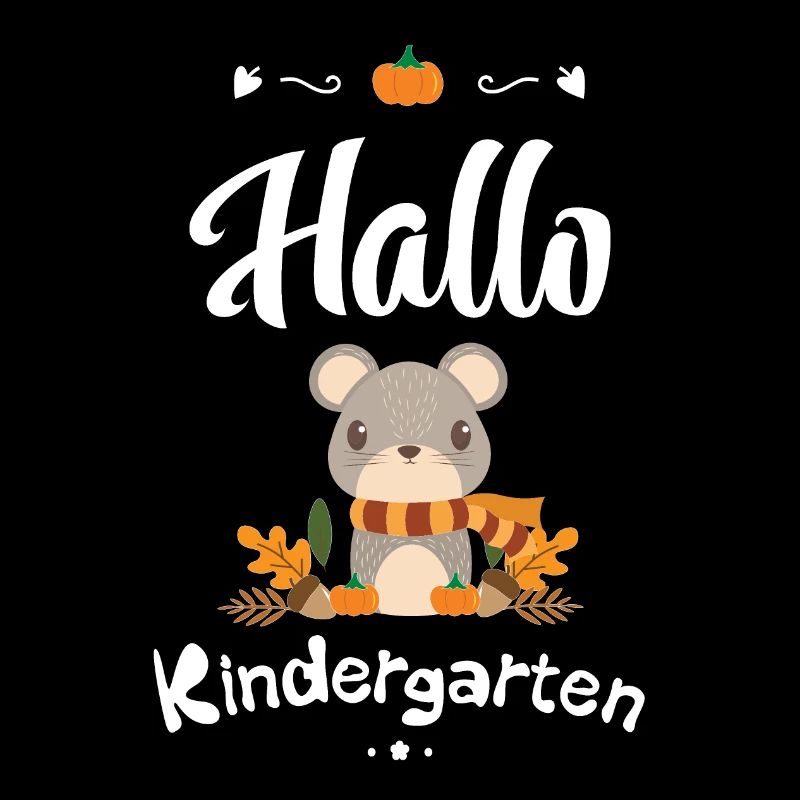 süßes Maus Design mit Herbstmotiven