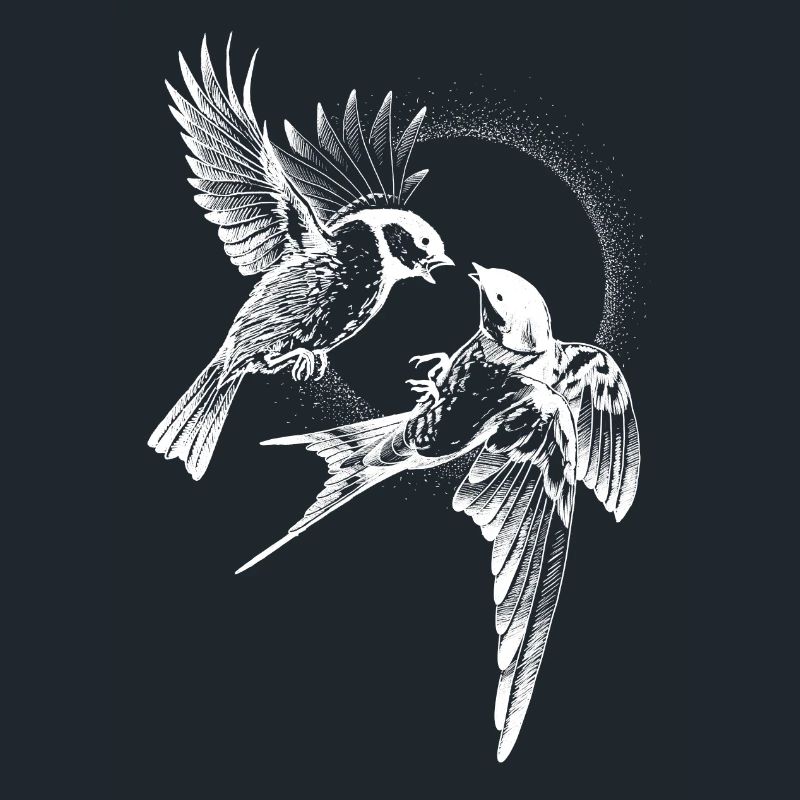 Inversion de combat d’oiseaux