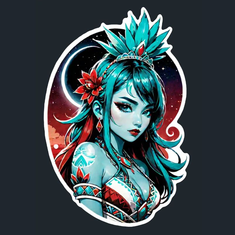 princesse indienne - aztek