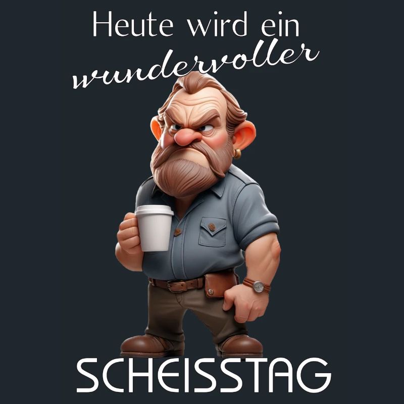 Wundervoller Scheisstag Mann