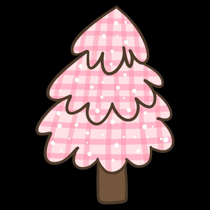 Pink Christmas Tree – Sweet Check Christmas
