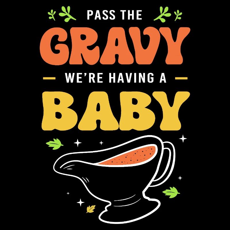 Thanksgiving Gender Reveal Werdende Mutter