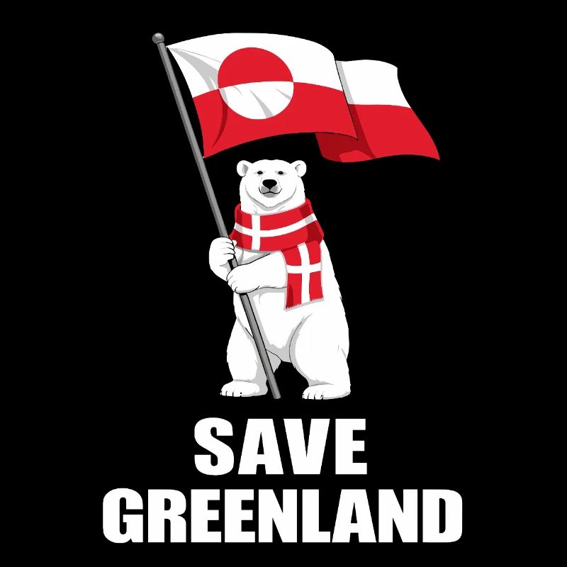 Polar Bear Flag Save Greenland