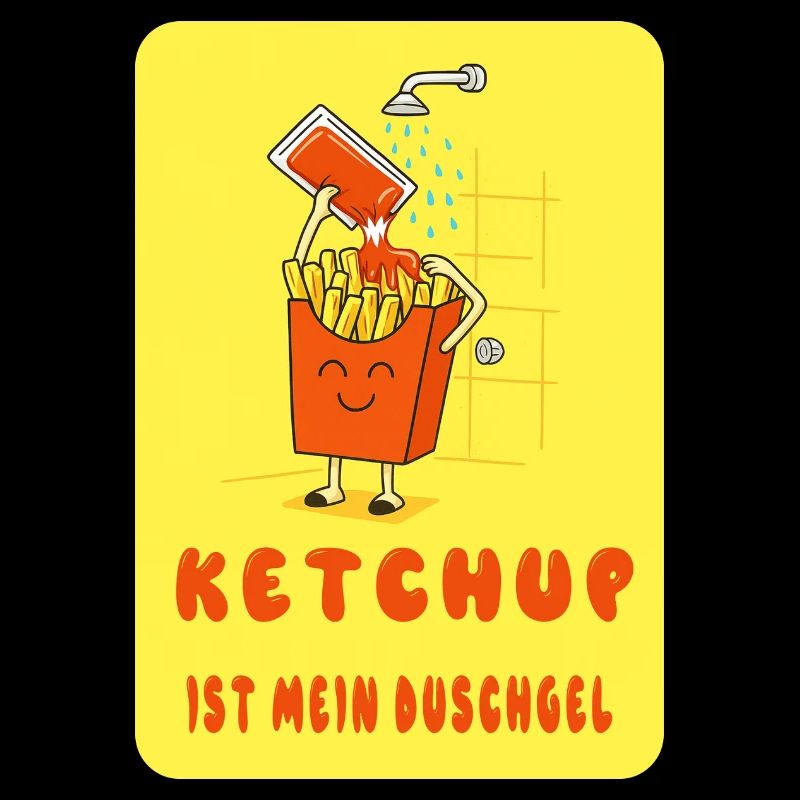 Le ketchup est mon gel douche