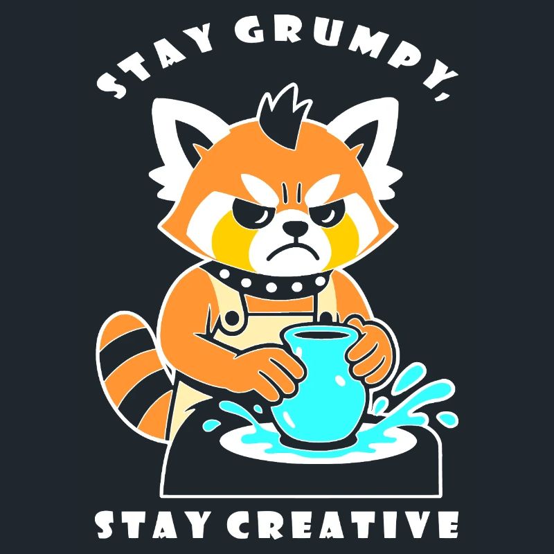 Stay Creative Pottery Panda