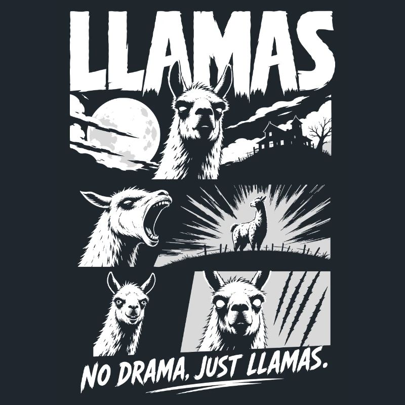 Lamas Horror Comic Pas de drame Art