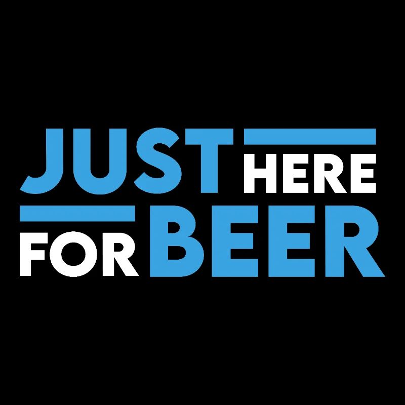 Nur hier für das Bier Mallorca Party Spruch