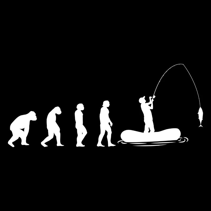 Angeln Evolution Fischen Angler Angel