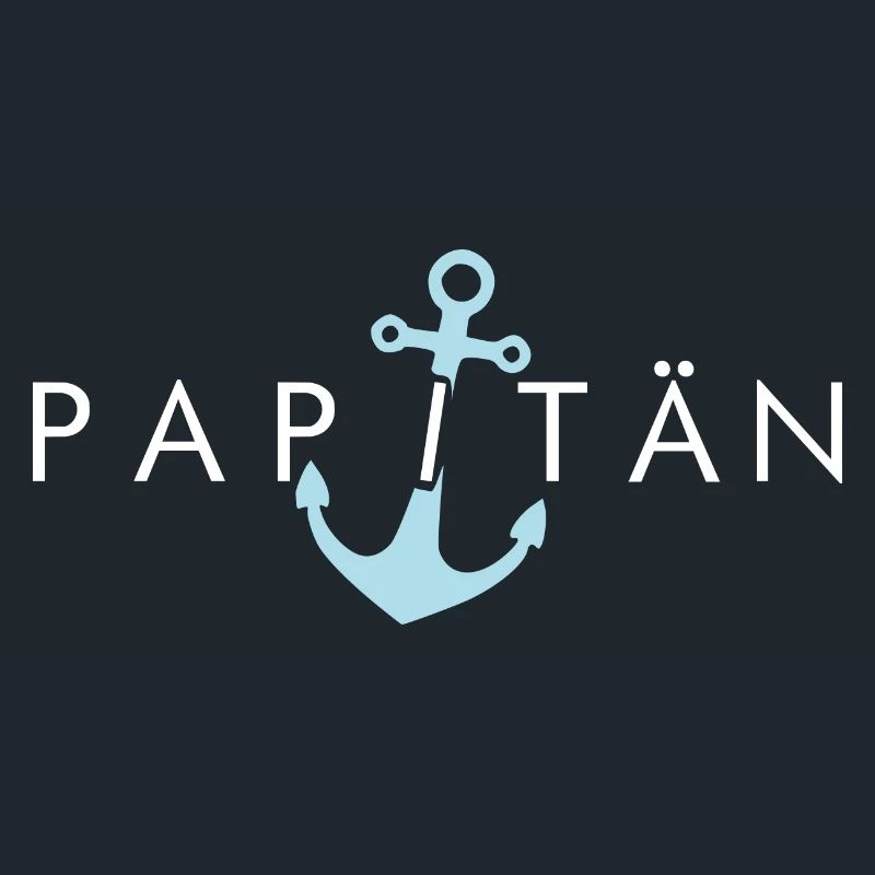 PAPITÄN - DAD - DADDY - ANKER - Geschenkidee
