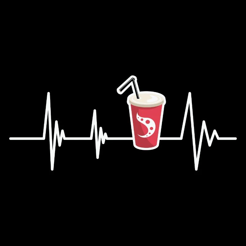 Heart line and soda