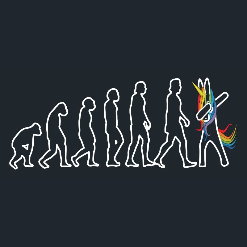 Evolution licorne dabbing