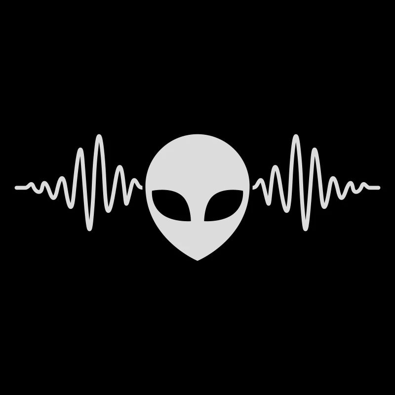 Impulsion de fréquence Tête extraterrestre