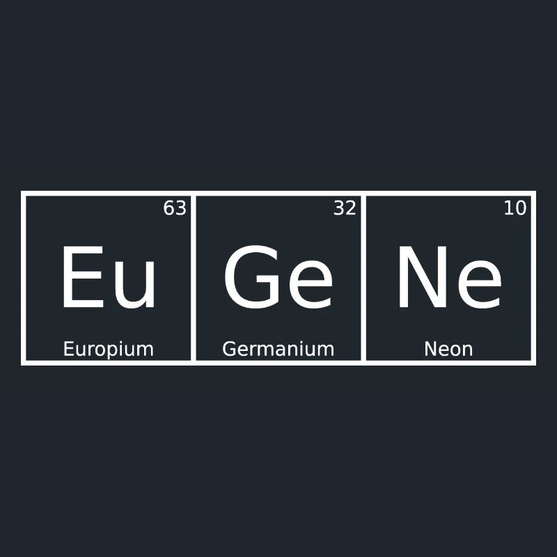 Eugene Nom Prénom Chimie Tableau périodique Éléments
