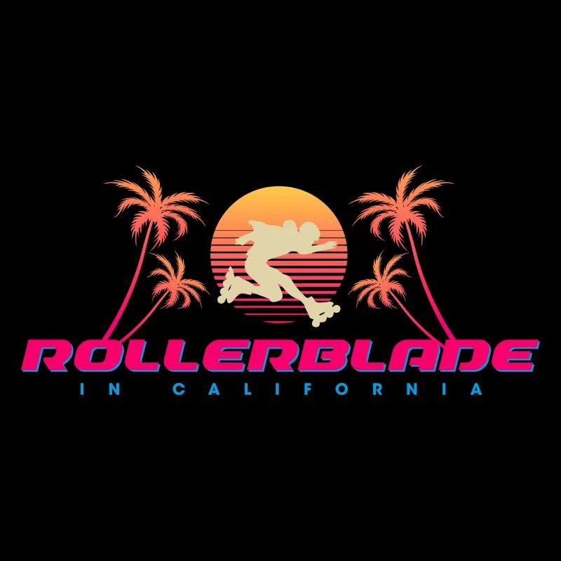 Rollerblade in California sunset