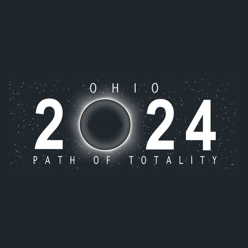 Eclipse de Soleil Ohio 8 avril 2024