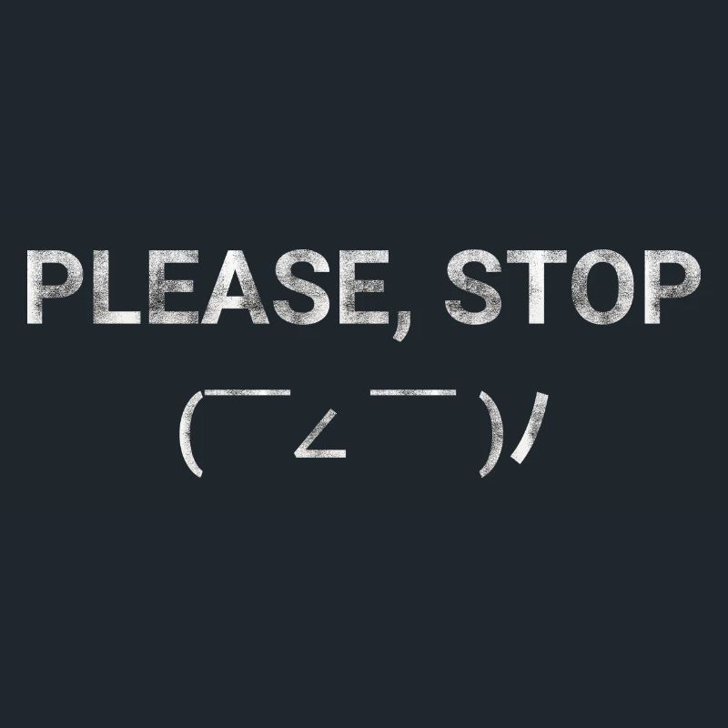 Please Stop Emoji text