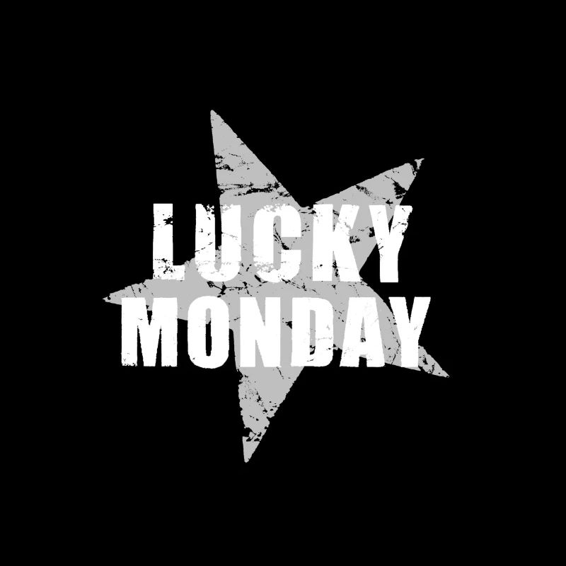 LUCKY MONDAY - GlücksTshirt - look d’occasion - Stern