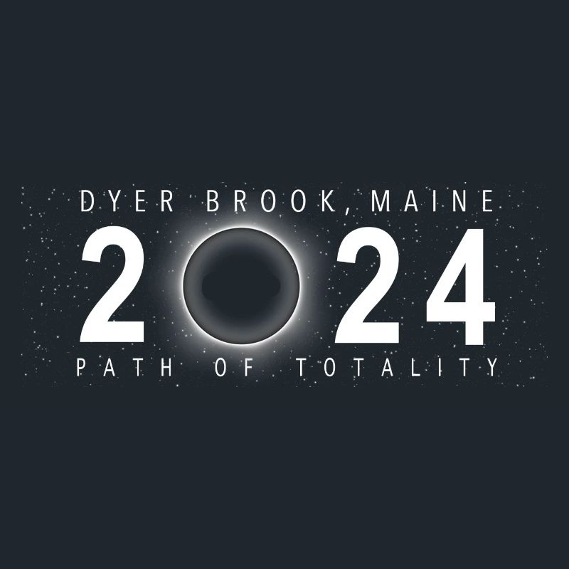 Eclipse de Soleil Dyer Brook Maine 8 avril 2024