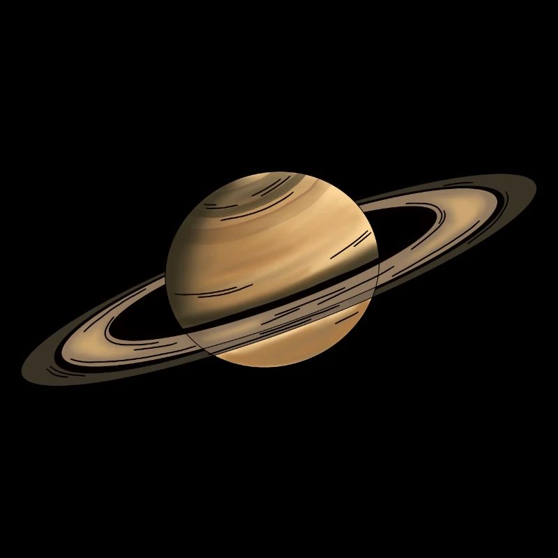 Saturn Planet Ringe