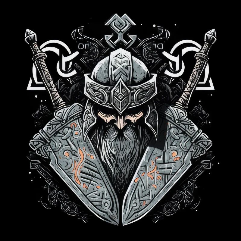 Viking Norseman: Elegant Nordic Design