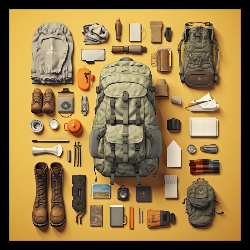 Everything I need for hiking