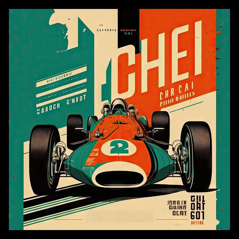Retro Auto Poster Vintage Auto old School