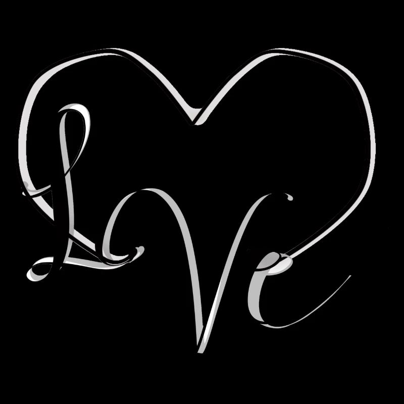 L♡VE - BlackNWhite