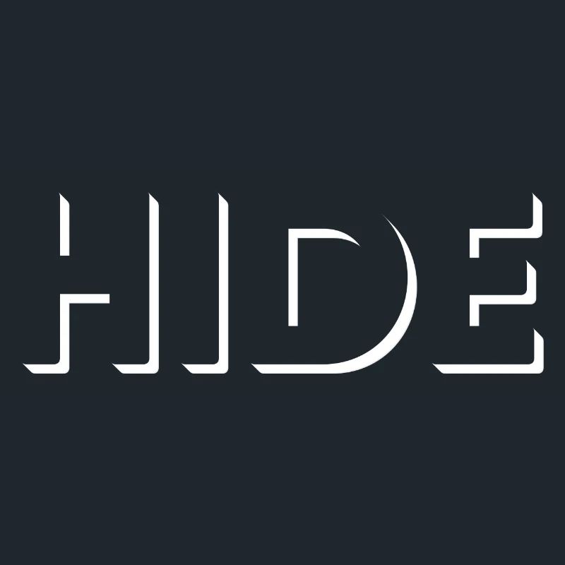 HIDE, white fantastic empty space effect!