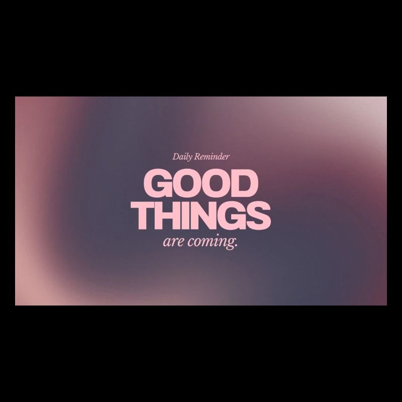 Good Things