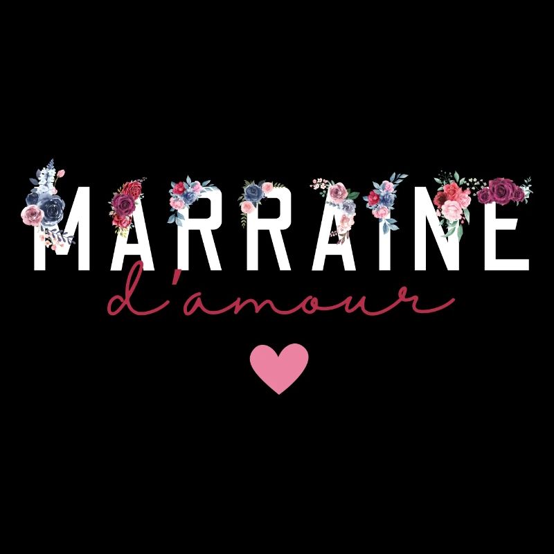 Marraine d’amour fleurs- idée cadeau marraine
