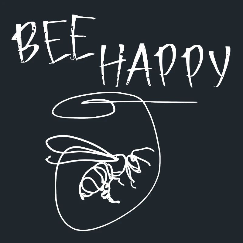 Abeille abstraite heureuse