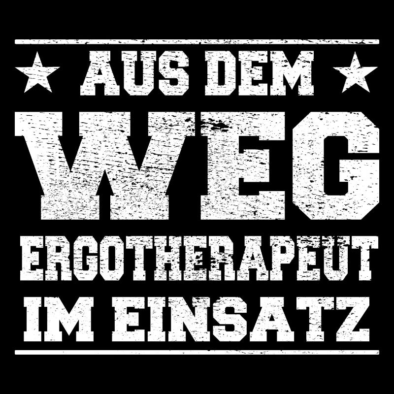 Aus dem Weg Ergotherapeut im Einsatz Design