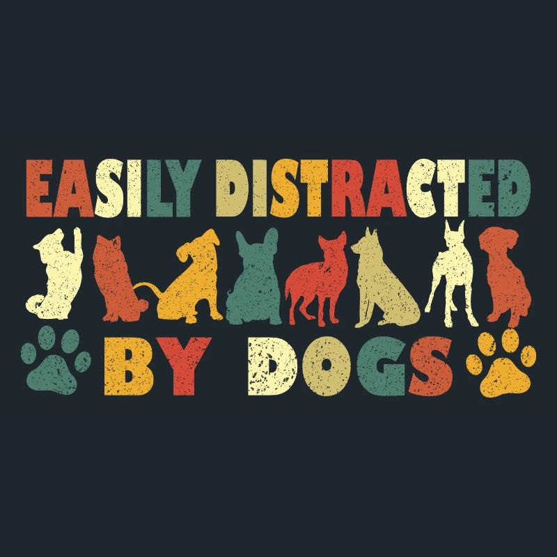 Facilement distrait par les chiens