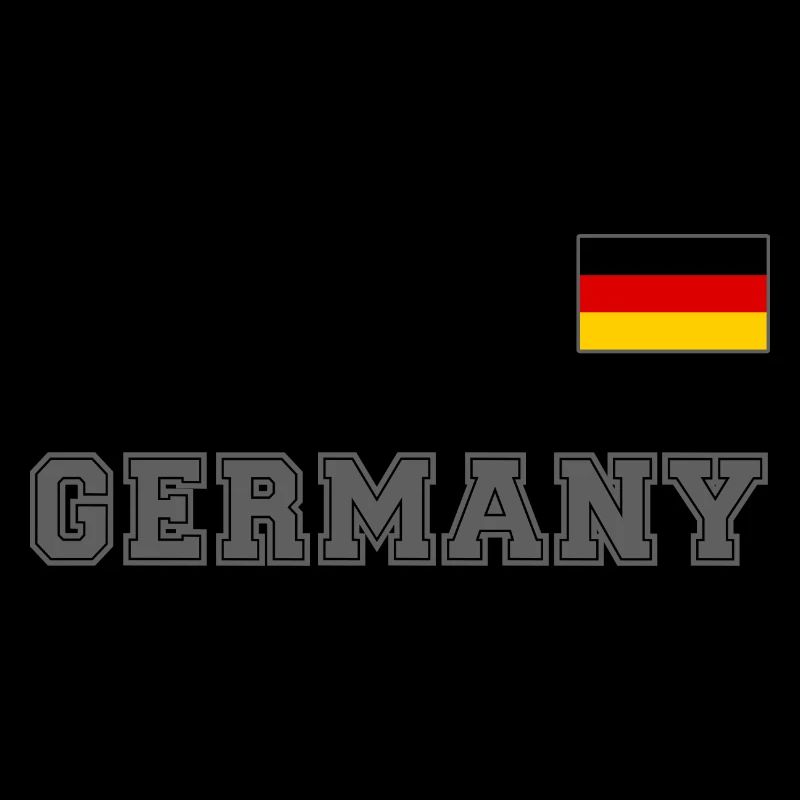 Germany Jersey Look - GERMANY with Flag Flag