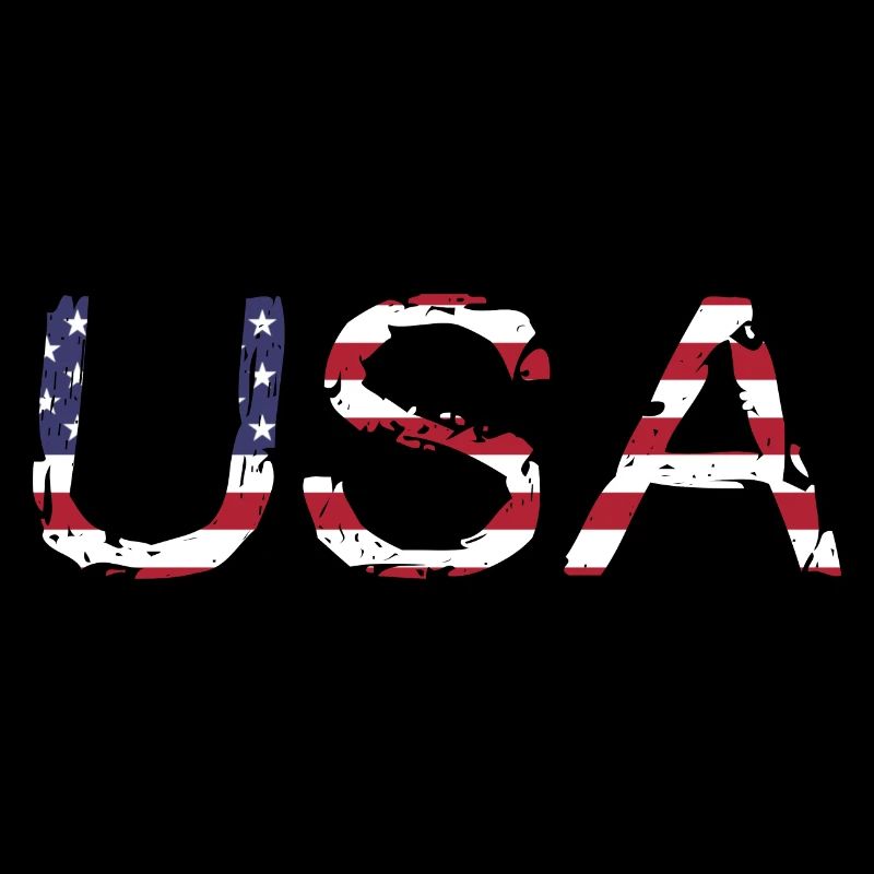 Les États-Unis aux couleurs du drapeau américain drapeau