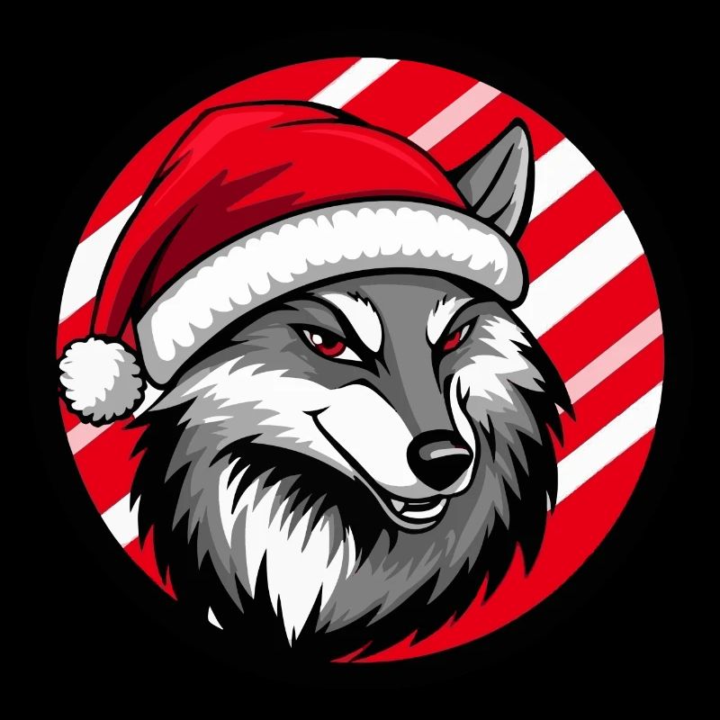 Wolf Weihnachten Tier